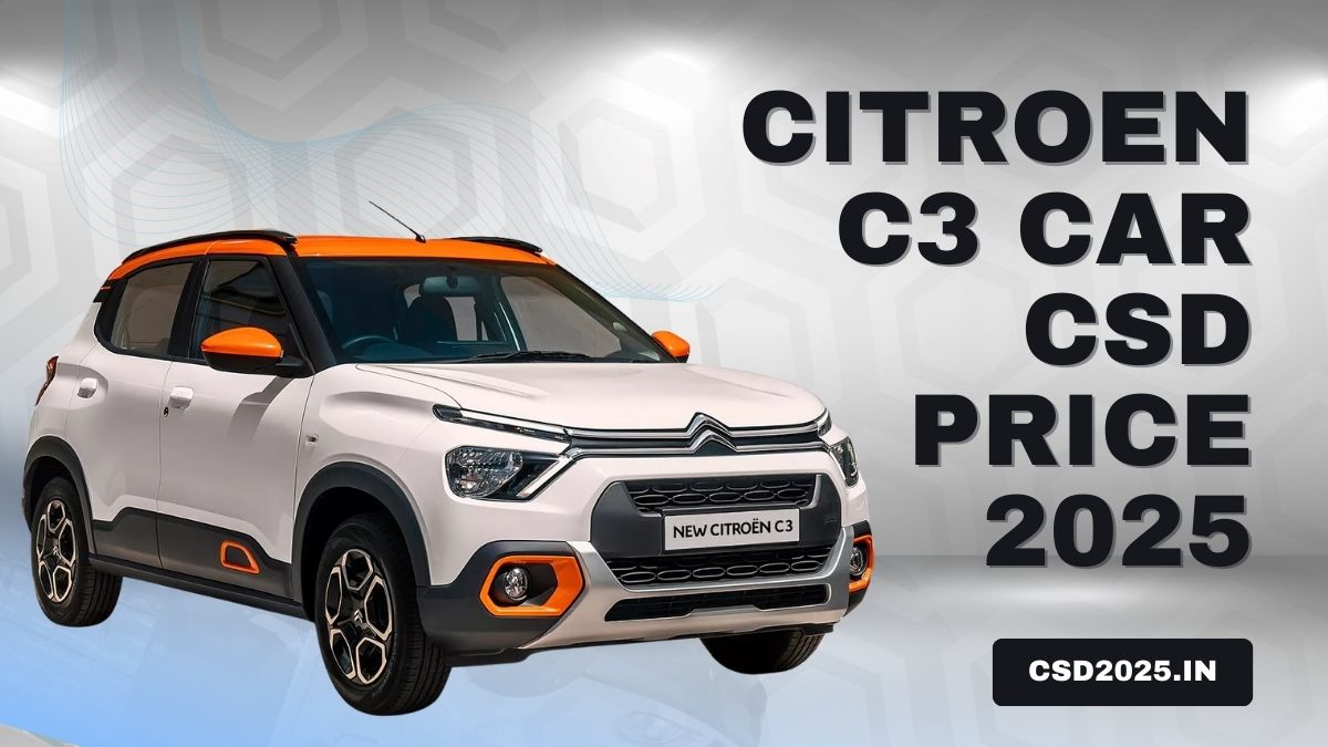 Citroen C3 CSD 2025 Price List