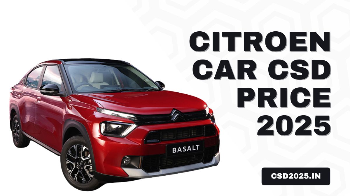 Citroen CSD 2025 Price List