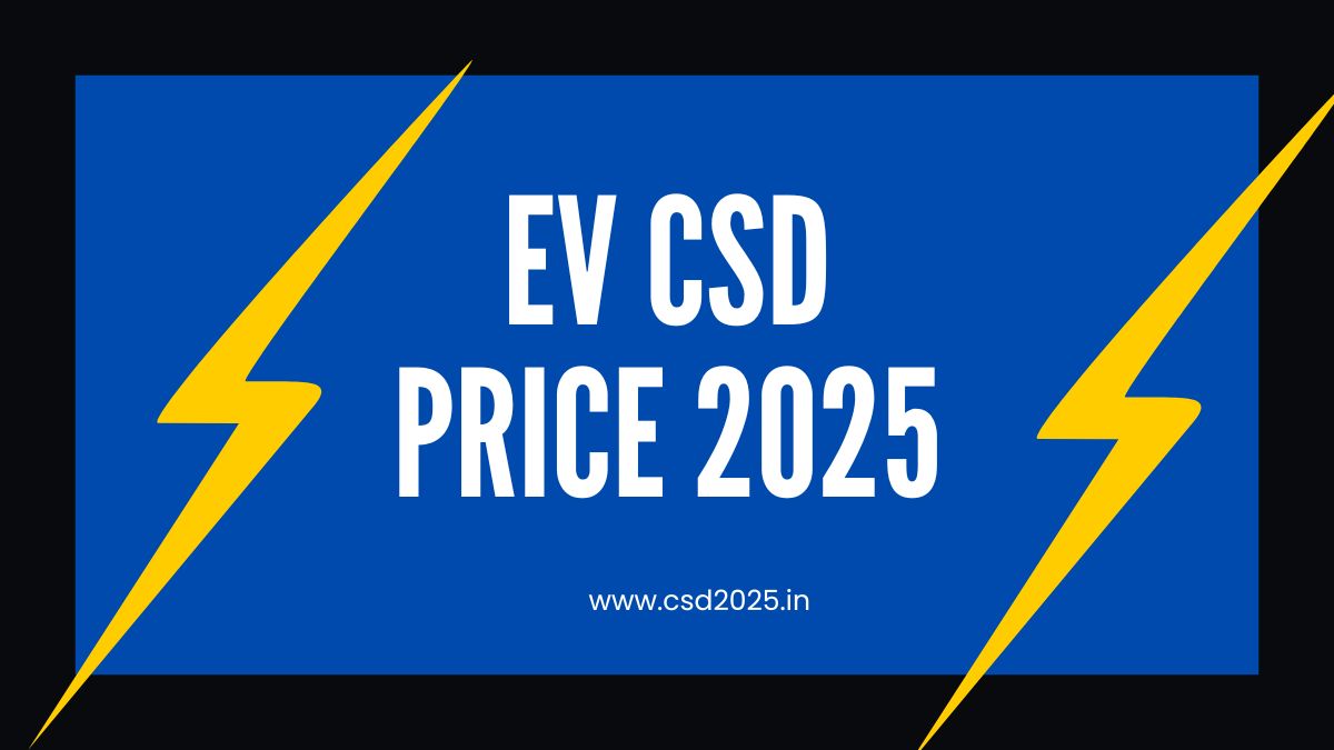 Electric Vehicle CSD 2025 Price List