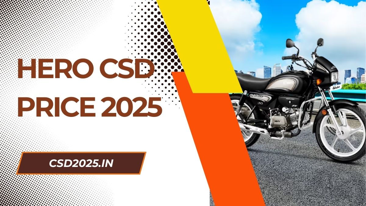Hero Bike CSD 2025 Price List