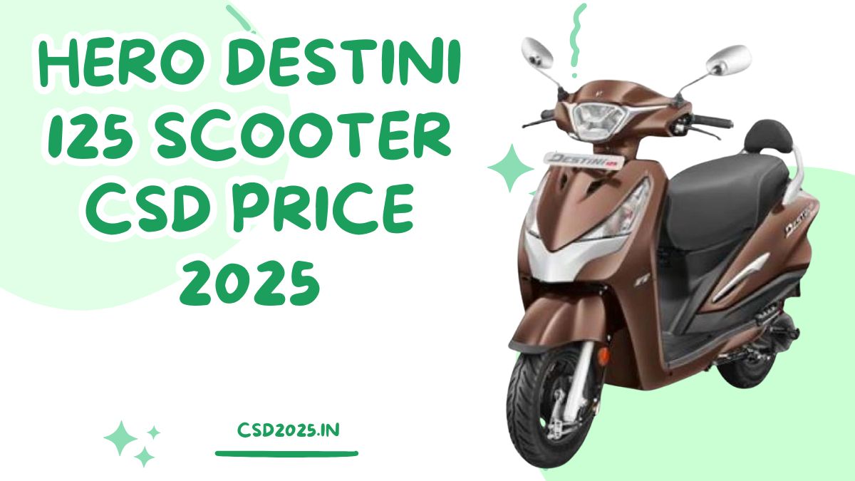 Hero Destini 125 CSD 2025 Price List