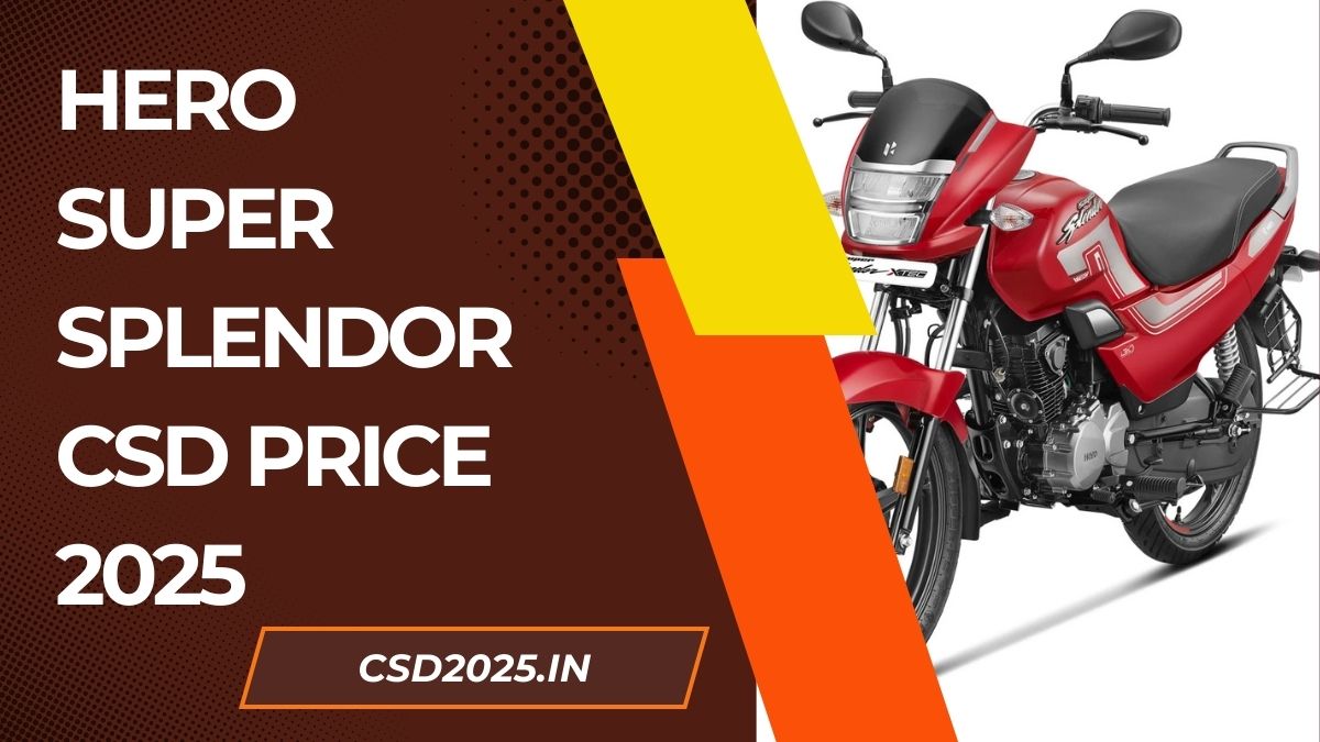 Hero Super Splendor CSD 2025 Price List