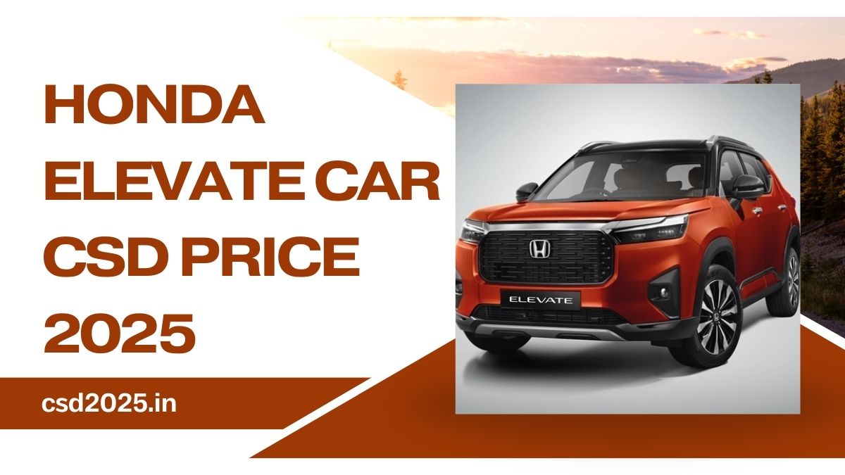 Honda Elevate CSD 2025 Price List