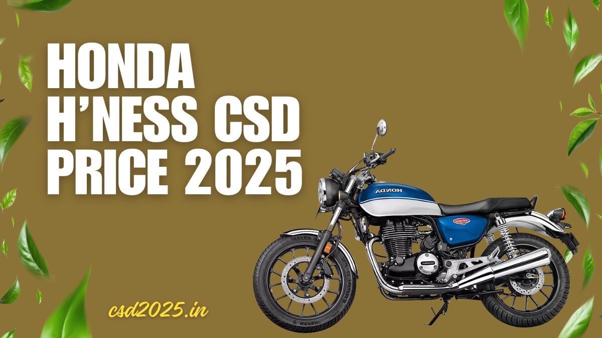 Honda H’NESS CSD 2025 Price List