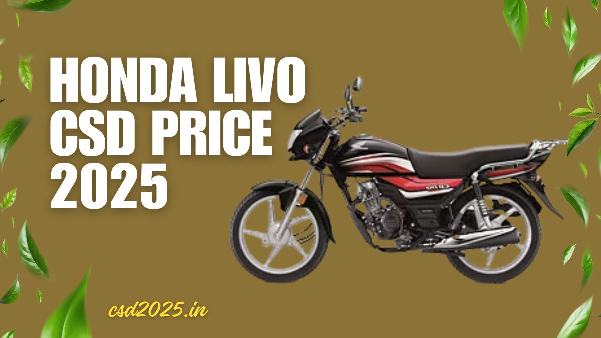 Honda Livo CSD 2025 Price List