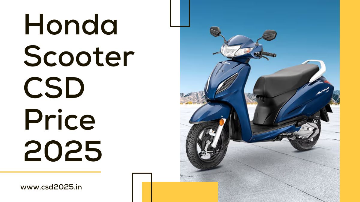 Honda Scooter CSD 2025 Price List PDF