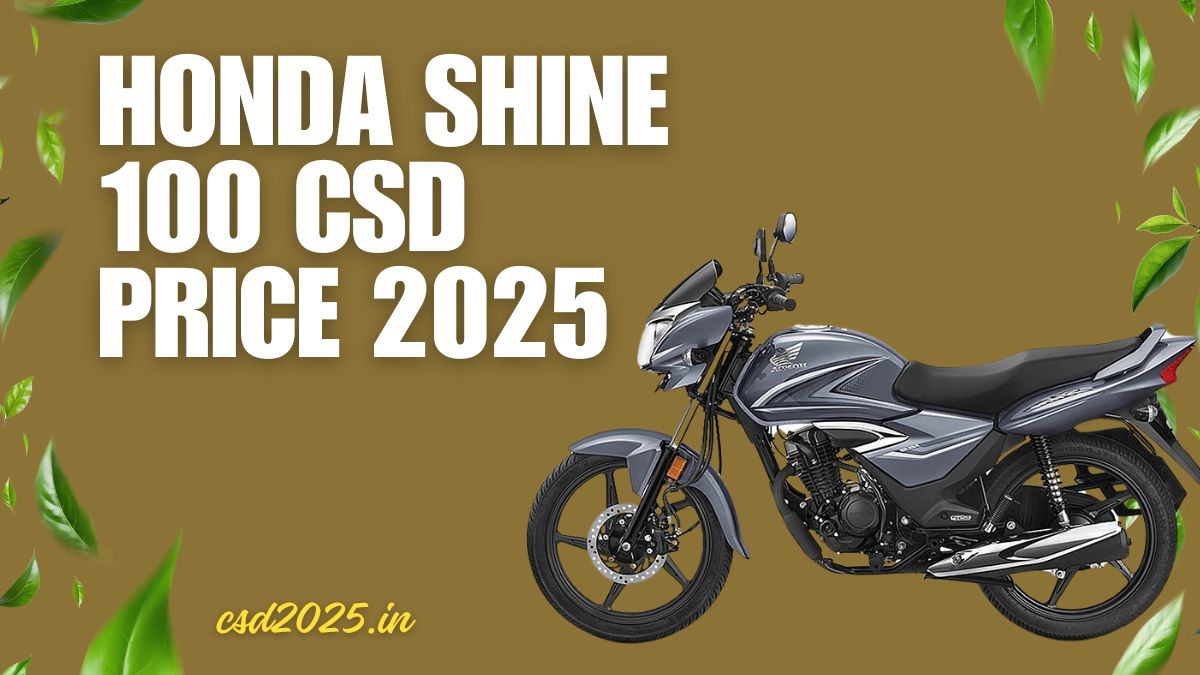 Honda Shine 100 CSD 2025 Price List