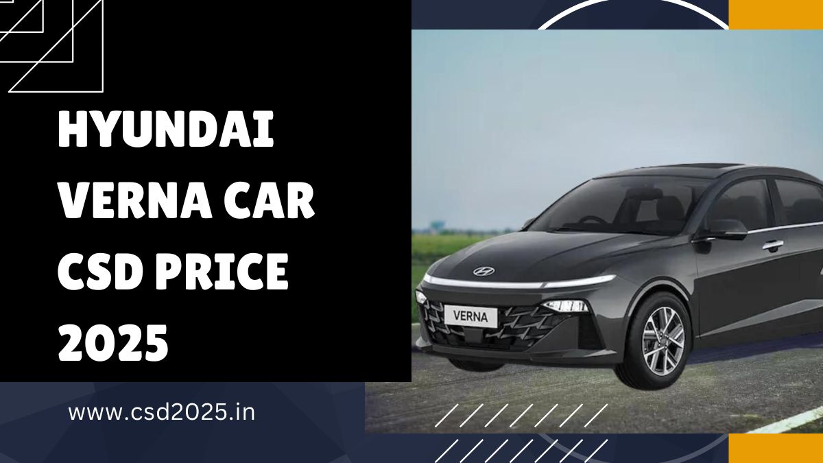 Hyundai Verna CSD 2025 Price List