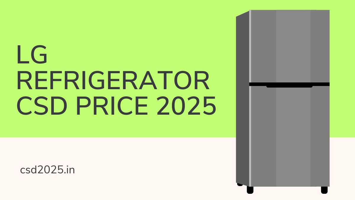 CSD 2025 Lg Refrigerator Price List