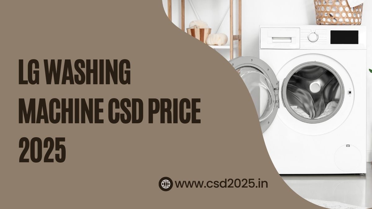 CSD 2025 LG Washing Machine Price List