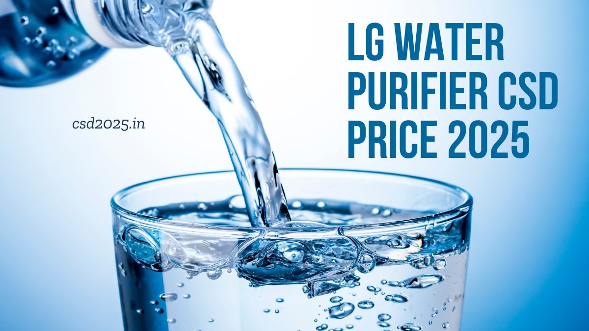 CSD 2025 Lg Water Purifier Price List
