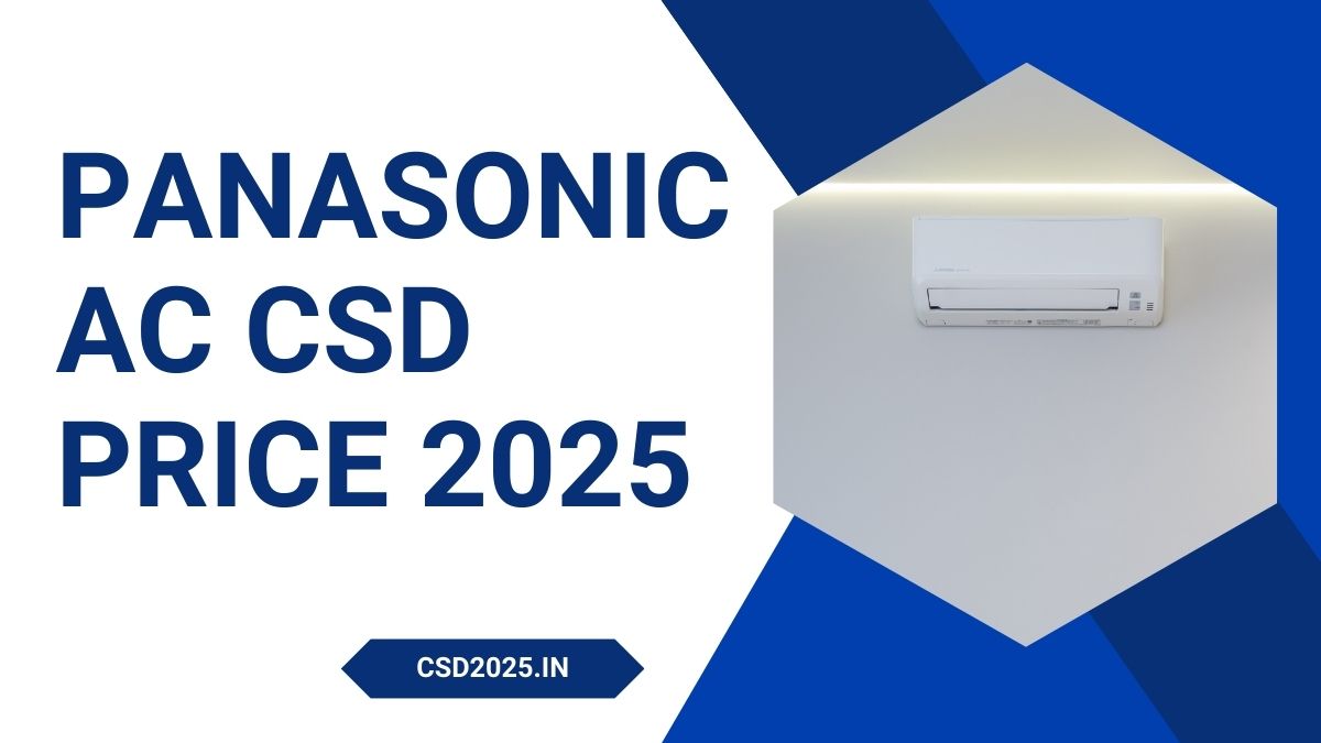 CSD 2025 Panasonic Split AC Price List