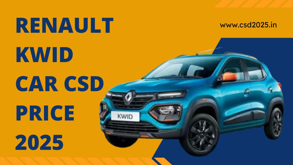 Renault Kwid CSD 2025 Price List