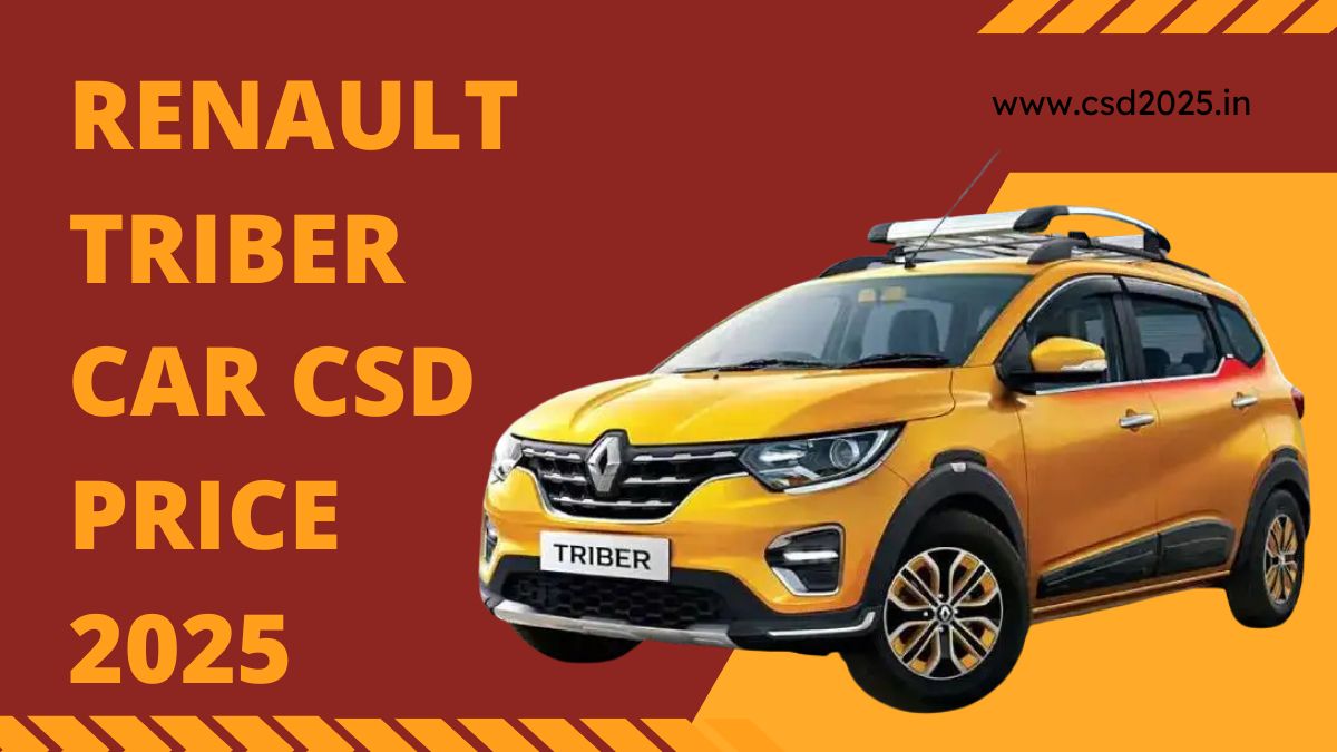 Renault Triber CSD 2025 Price List