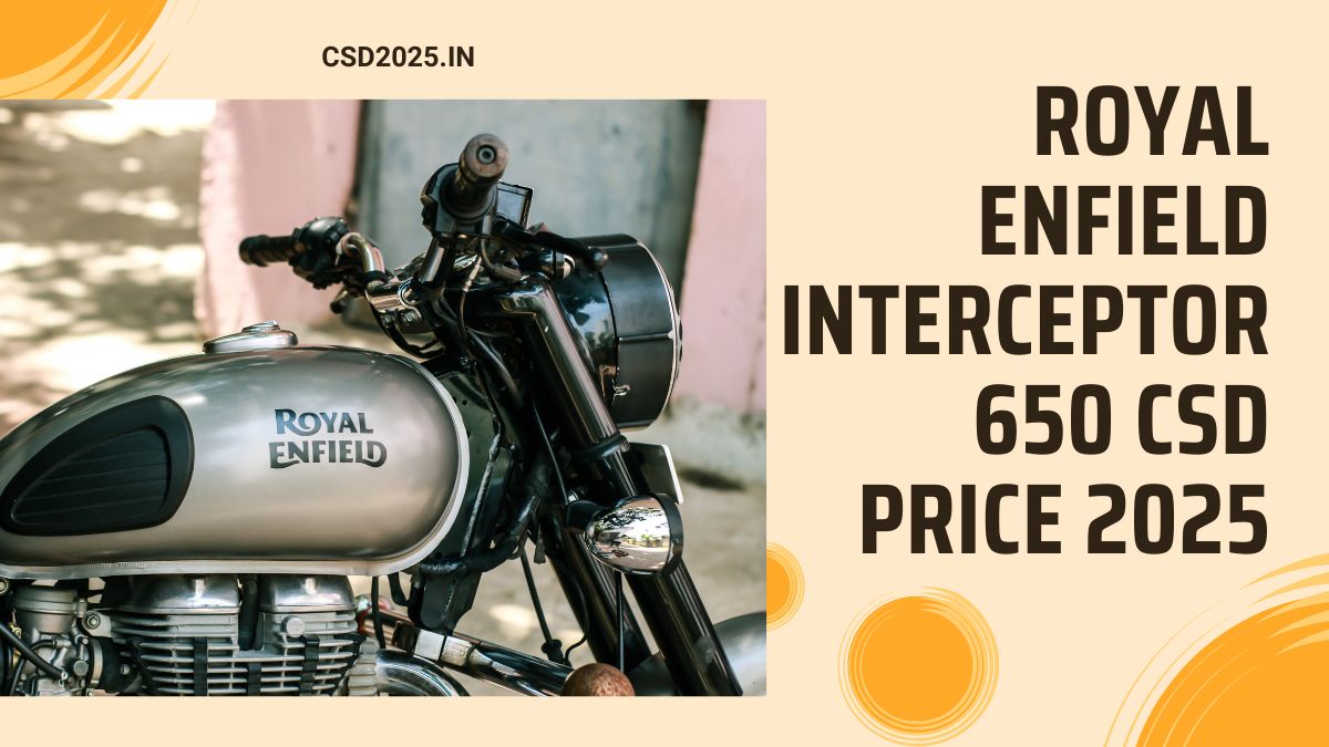 Royal Enfield Interceptor 650 CSD 2025 Price List