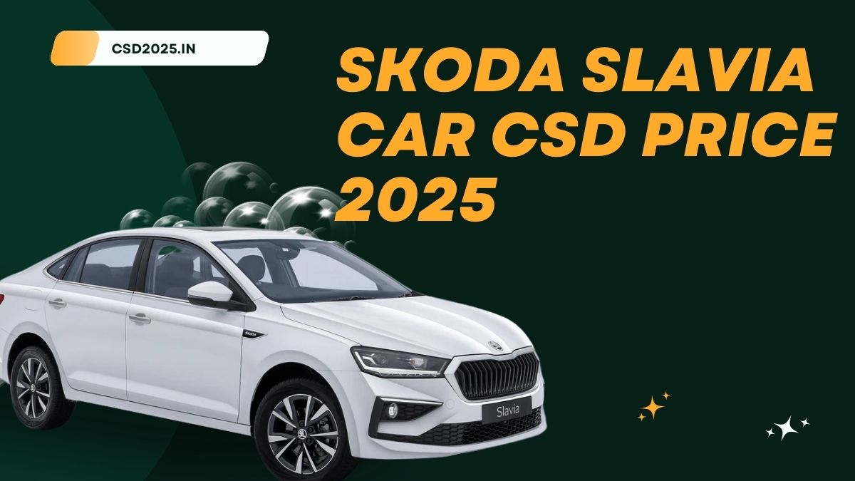 Skoda Slavia CSD 2025 Price List