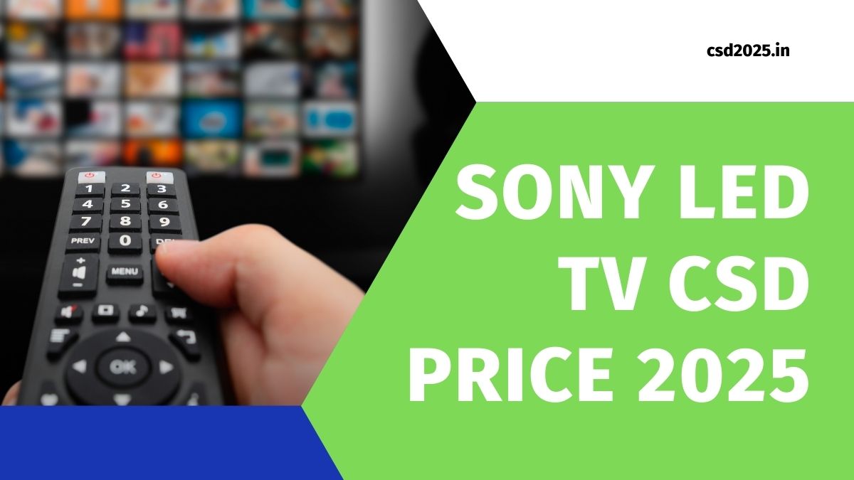 CSD 2025 Sony LED TV Price List