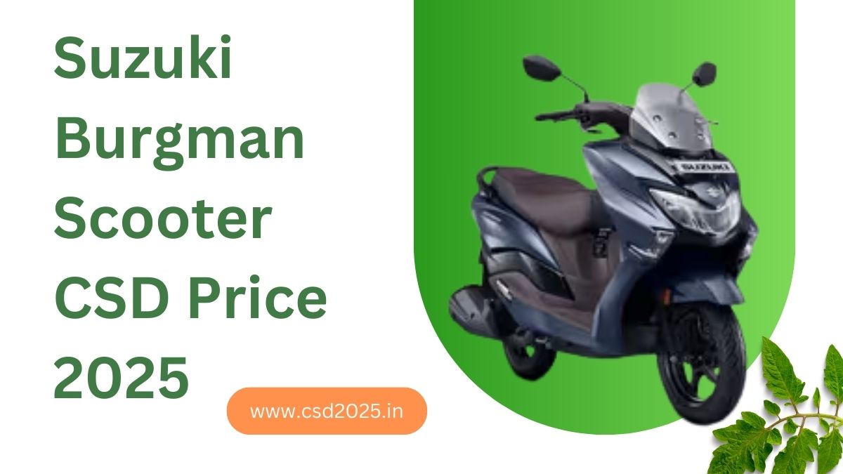 Suzuki Burgman CSD 2025 Price List