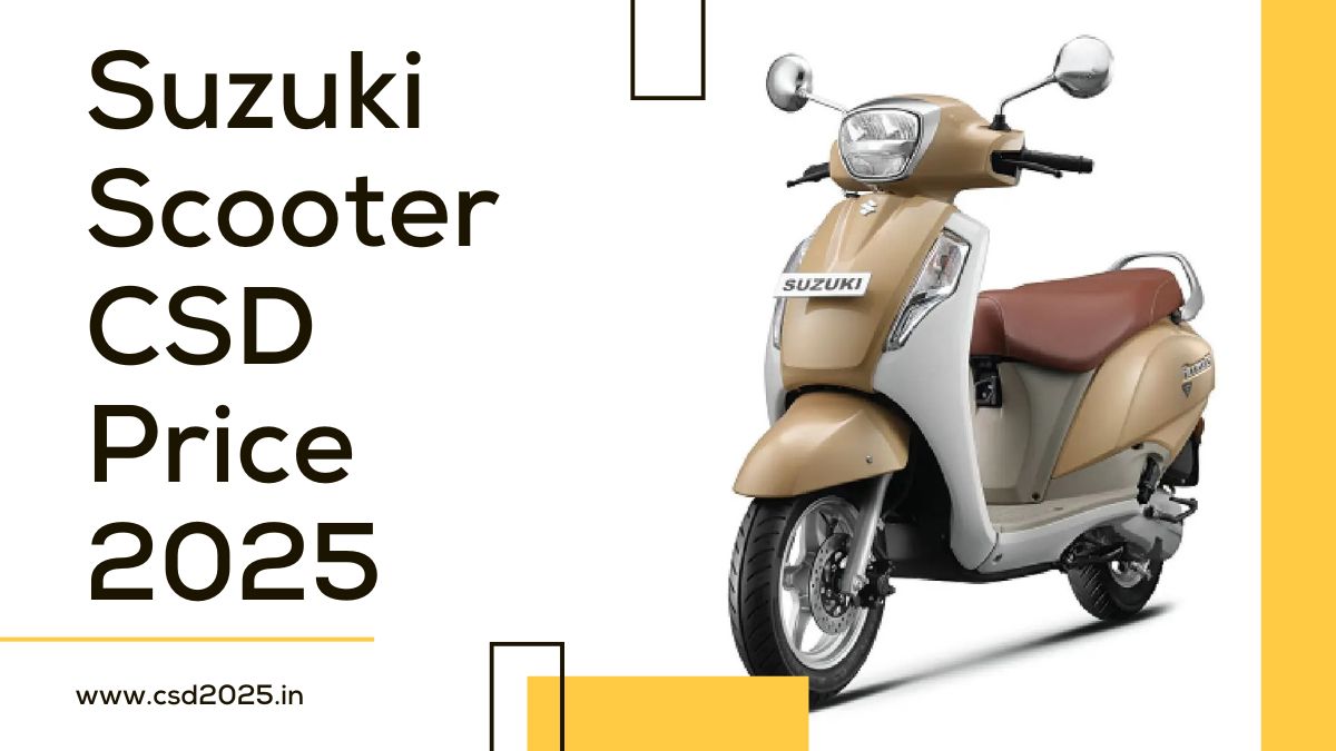 Suzuki Scooter CSD 2025 Price List
