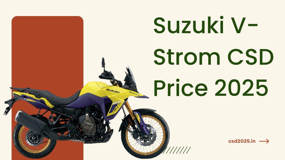 Suzuki V-Strom CSD 2025 Price List