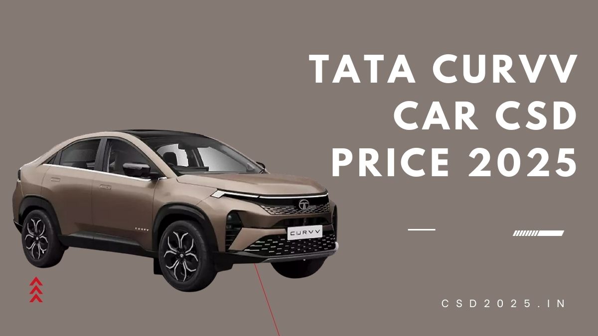 Tata Curvv CSD 2025 Price List