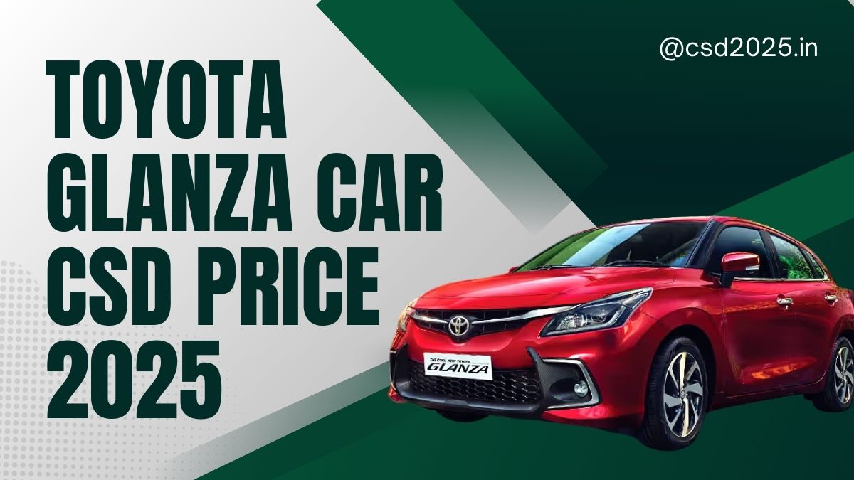 Toyota Glanza CSD 2025 Price List