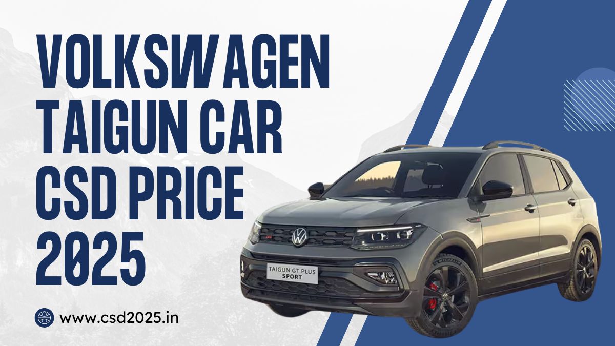 Volkswagen Taigun CSD 2025 Price List
