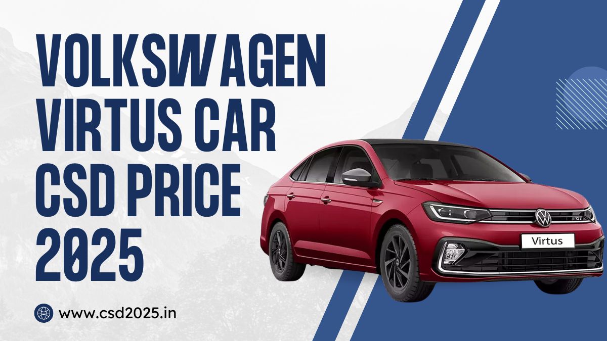 Volkswagen Virtus CSD 2025 Price List