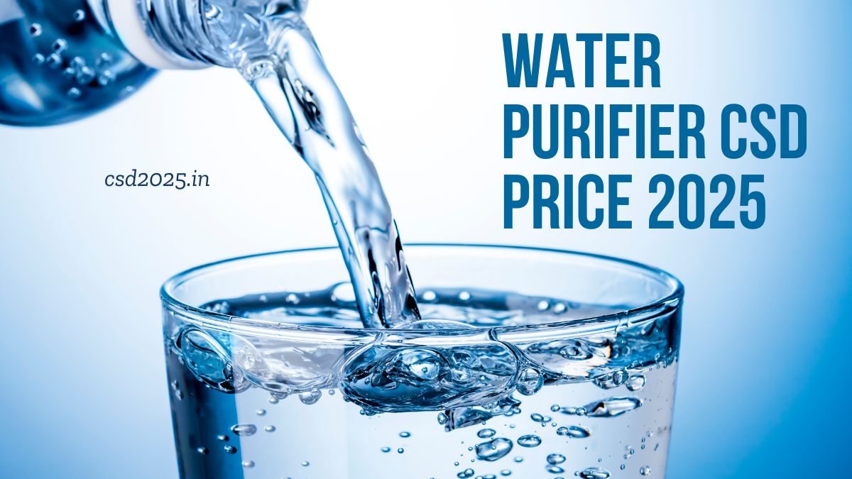 Water Purifier CSD 2025 Price List